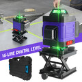 16 Line 4D Kreuzlinienlaser mit Stativ 360° Laser Level Linienlaser Baulaser DHL