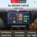 Für VW Skoda Yeti 2009-2017 6+128G Android 13 Autoradio CarPlay Kam Navi RDS DE