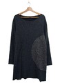 S.OLIVER Longpullover Damen Pullover Gr. DE 42 blau Casual-Look