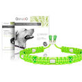EM-Keramik-Halsband aus Paracord, Zier-Halsband für Hunde Größe XS - L, hellgrün