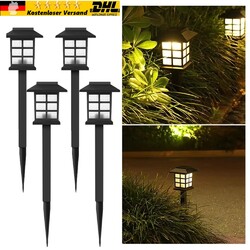 Solarleuchten Außen 4-20Stk LED Garten Solarlampe Pfadlichter Solar Wegeleuchte