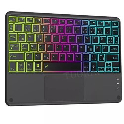 Touchpad QWERTZ Tastatur Hülle Maus Für Amazon Fire Max 11''/Fire HD 10/10 Plus