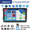 4+64GB Für VW GOLF 5 6 Passat Polo MK5 MK6 Android 14 Carpaly Autoradio GPS Navi