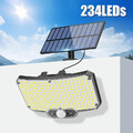 Solarleuchten Für Den Außenbereich, 3 Modi, Bewegungsmelder, Flutlicht, 234 Leds