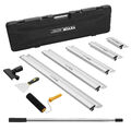 VEVOR Flächenspachtel Set 25/40/60/80/100cm Alu Breitspachtel Rollspachtel 9-tlg