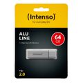 Intenso Alu Line 64 GB silber USB 2.0 Stick Speicher 64GB AluLine 3521492 OVP