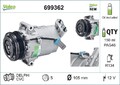 Valeo 699362 Kompressor, Klimaanlage für OPEL Klimaanlage