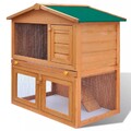 Kaninchenstall Kleintierhaus Hasenstall 3 Türen Holz 