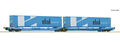 Roco 6600020 Doppeltaschen-Gelenkwagen T3000e, EUROWAGON, Spedition Ekol, NEUHEI