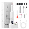 Professionelle Kabellose Nagelfräser12 in 1 Fräser für Gelnägel 18000 u/min8 ...
