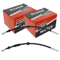 2X MAPCO BREMSSCHLÄUCHE BREMSSCHLAUCH VORNE passend für FORD C-MAX FOCUS