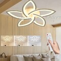 Design LED Deckenleuchte Dimmbar Deckenlampe Wohnzimmer Lampe Mit Fernbedienung