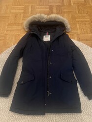 Tommy Hilfiger Jacke Daunenmantel Herbst Winter Dunkelblau Gr S (34/36)