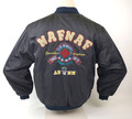 Naf Naf Bomberjacke schwarz Club Members Gr. L / XL vintage Jacke