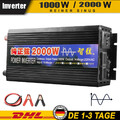 Wechselrichter 1000W 2000W 12V 230V Spannungswandler Reiner Sinus Inverter