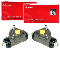 2x BREMBO RADBREMSZYLINDER 19,05mm passend für ABARTH RITMO AUTOBIANCHI A Y10