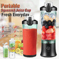 Tragbar Mixer Smoothie Maker 600ml Elektrische Entsafter Standmixer Büro Blender