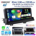 Für BMW 3er E90 E91 E92 8Core 10.25" Carplay 128G Autoradio Android13 GPS BT DSP