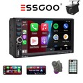 Doppel 2DIN 7"Autoradio Apple CarPlay/Android Auto AUX CAM Bluetooth TouchScreen