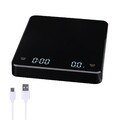 Home Elektronische digitale Kaffeewaage mit Timer Hochpräzisions-LCD-Anzeige