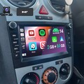 DAB+ Android 14 Autoradio 2+64GB KAM Für Opel Astra H Corsa C/D Vectra C Zafira