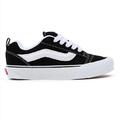 Vans Scarpe Unisex Knu Skool in Pelle Scamosciata - (Black/True White)