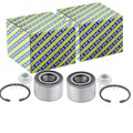 2X SNR RADLAGER-SATZ HINTEN PASSEND FÜR VOLVO 340-360 LINKS+RECHTS