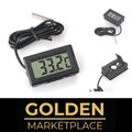 Digital LCD Thermometer Temperaturüberwachung mit externer Sonde  kompakt für...