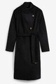 Blazermantel in Wolloptik Gr. 40 Schwarz Damenmantel Winter-Coat Jacke Parka Neu