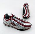 Reebok Sportschuhe Vintage Fußballschuhe Synthetik schwarz rot silber  Gr. 40,5