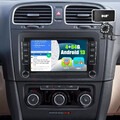 DAB+ 4+64G Autoradio Android 13 Carplay GPS Für VW GOLF 5 6 Touran Passat Tiguan