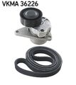 SKF (VKMA 36226) Keilrippenriemensatz für VOLVO
