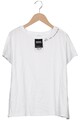 Opus T-Shirt Damen Shirt Kurzärmliges Oberteil Gr. EU 38 Baumwolle Weiß #03d95eh