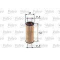 1x Ölfilter VALEO 586545 passend für BMW