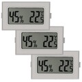 3x Temperaturmesser Mini Thermo-Hygrometer Thermometer Luftfeuchtigkeit