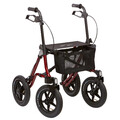 Dietz Taima XC Outdoor Rollator - faltbar mit Luftbereifung und Ankipphilfe