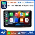 Android 14 Für Fiat Panda 2003-2012 CarPlay Autoradio GPS Navi Bluetlooth DAB+