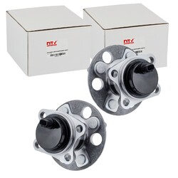 2X NTY RADLAGER-SATZ HINTEN BEIDSEITIG PASSEND FÜR TOYOTA YARIS | KLT-TY-141