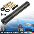 8CM Auto Dach Kurz Stab Antenne Carbon Design Radio Universal Adapter Fuß DAB