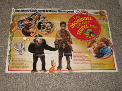 Im Dschungel ist der Teufel los - Kinoplakat A0 QUERFORMAT -  	James Mitchum 