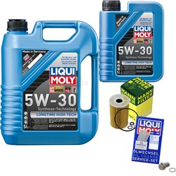MANN-FILTER Ölfilter 6 L Liqui Moly Longtime High Tech 5W-30 für Hyundai IX35