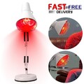 150W Wärmelampe Rotlicht Strahler Infrarotlampe Rotlichtlampe Therapie lampe DE