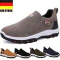 Herren Atmungsaktiv Sportschuhe Slip On Sneaker Walking Turnschuhe Laufschuhe DE