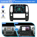 64G Android 15 Für Nissan Navara D40 2006-2012 Carplay Autoradio GPS Kam WIFI BT