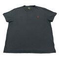  T-Shirt Polo Ralph Lauren maßgeschneidert schmale Passform schwarz kurzärmelig Rundhalsausschnitt Herren XL