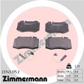 ZIMMERMANN Bremsbelagsatz Scheibenbremse 23745.175.2 für C219 R230 MERCEDES W211