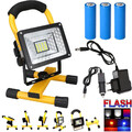 LED Baustrahler Akku Handlampe Arbeitsleuchte Baustellenleuchte Strahler Fluter