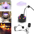12 LED Aquarium Nebler Licht Luftbefeuchter Nebelmaschine Fogger Ultraschal U4G1