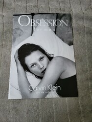 (TPQ31) ADVERT/POSTER 11X8" CALVIN KLEIN : 'OBSESSION' FOR MEN - EAU DE TOILETTE