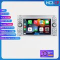 DAB+Android 12 Autoradio GPS CarPlay für Ford C/S-Max Fiesta Kuga Focus Transit